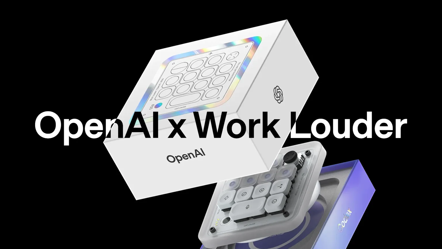 OpenAIとWork LouderのCodex Microの公式画像(出典:OpenAI)